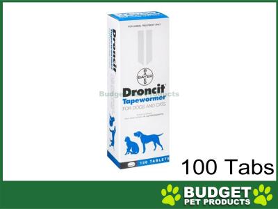 droncit for dogs droncit tapewormer for dogs and cats 100 tablets 264 70 droncit for dogs droncit tapewormer for dogs and cats 100 tablets 264 70