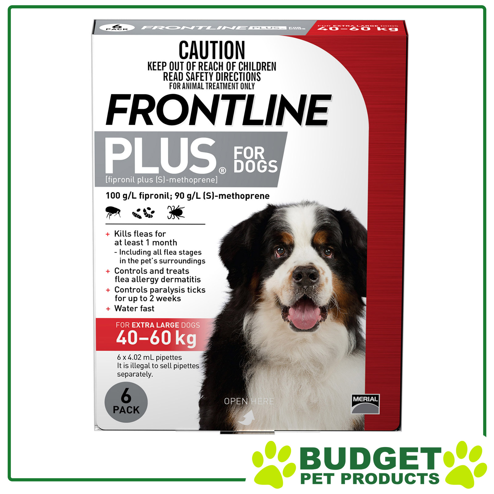 Frontline Plus Flea & Tick Spot-On Topical For Dogs 6 Pack - All Sizes - Picture 5 of 5